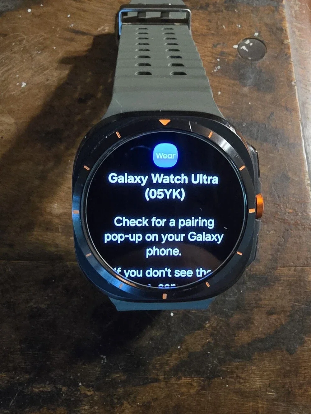 Samsung Galaxy Watch Ultra 47mm LTE Titanium Gray Smartwatch SM-L705U Excellent